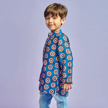 Load image into Gallery viewer, Blue Captain America Printed Kurta
