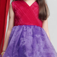 Load image into Gallery viewer, Purple Layered Organza Frock
