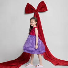 Load image into Gallery viewer, Purple Layered Organza Frock
