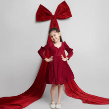 Load image into Gallery viewer, Red Velvet Dress
