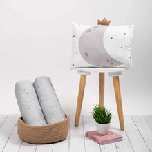 Load image into Gallery viewer, Grey Moon Organic Pillow &amp; Bolsters
