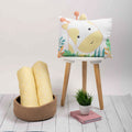 Yellow Giraffe Organic Pillow & Bolsters