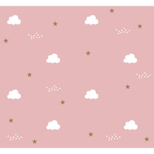 Load image into Gallery viewer, Pink Fairytale Organic Burp Cloths- Set Of 2
