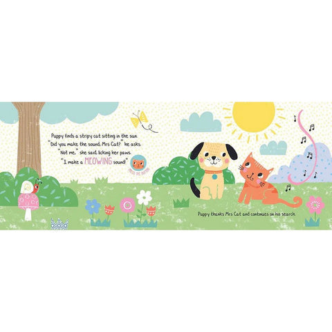 What Did Puppy Hear? Press & Play Sound Book