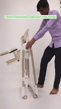 Load and play video in Gallery viewer, Multifunctional High Chair Cum Swing
