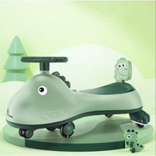 Load image into Gallery viewer, Iya Iya Dino Swing Car - Inbuilt Music With Light, PU LED Wheels, ABEC 7 Bearing, Up To 100 Kgs Capacity
