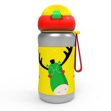 Load image into Gallery viewer, Yellow Sport Sipper Stainless Steel Bottle
