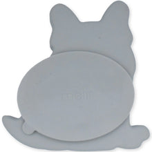 Load image into Gallery viewer, Grey Bulldog Divided Silicone Suction Plate
