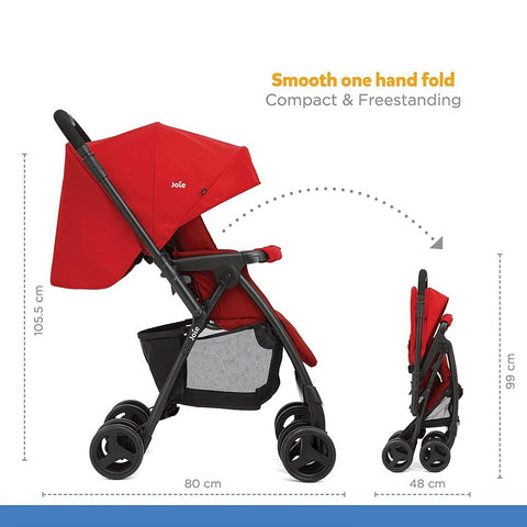 Red Mirus Baby Stroller