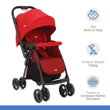 Load image into Gallery viewer, Red Mirus Baby Stroller

