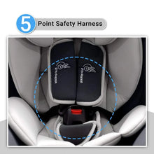 Load image into Gallery viewer, Grey Jack N Jill Grand ISOFIX Car Seat For Kids 0 To 12 Years

