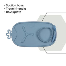 Load image into Gallery viewer, Roll &amp; Go Mealtime Silicone Mat With Spoon
