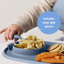 Load image into Gallery viewer, Roll &amp; Go Mealtime Silicone Mat With Spoon
