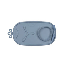 Load image into Gallery viewer, Roll &amp; Go Mealtime Silicone Mat With Spoon

