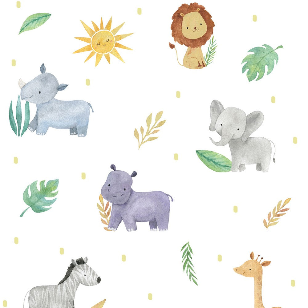 Yellow Into The Wild Organic Burp Cloths- Set Of 2