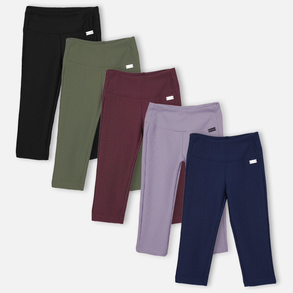 Striped Straight Fit Trousers