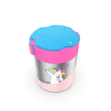 Load image into Gallery viewer, Pink Mealmate Lunch Flask With Folding Spoon - 418ml
