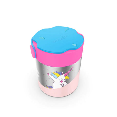 Pink Mealmate Lunch Flask With Folding Spoon - 418ml