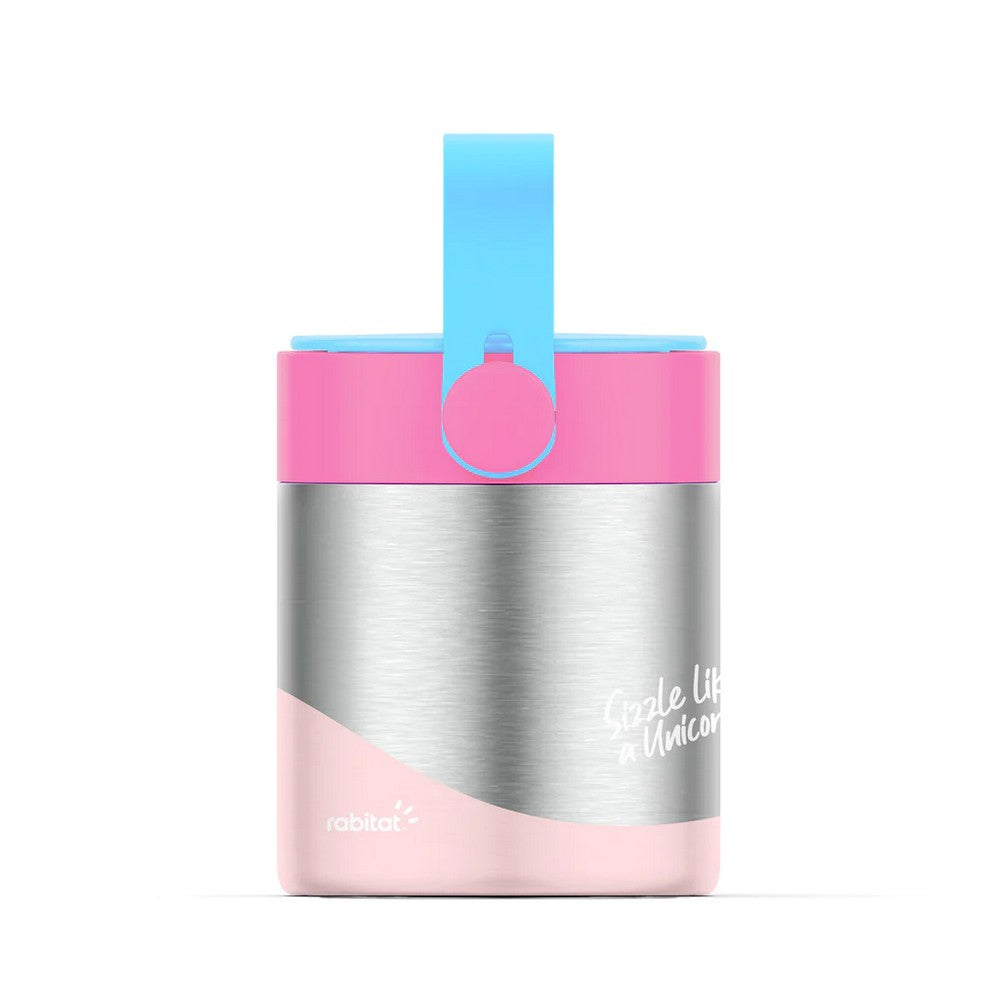 Pink Mealmate Lunch Flask With Folding Spoon - 418ml