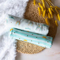 Sea Green Horizon Theme Organic Muslin Swaddles- Set Of 2