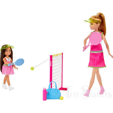 Load image into Gallery viewer, Barbie Tennis Chelsea &amp; Stacie Doll Set
