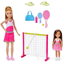 Load image into Gallery viewer, Barbie Tennis Chelsea &amp; Stacie Doll Set
