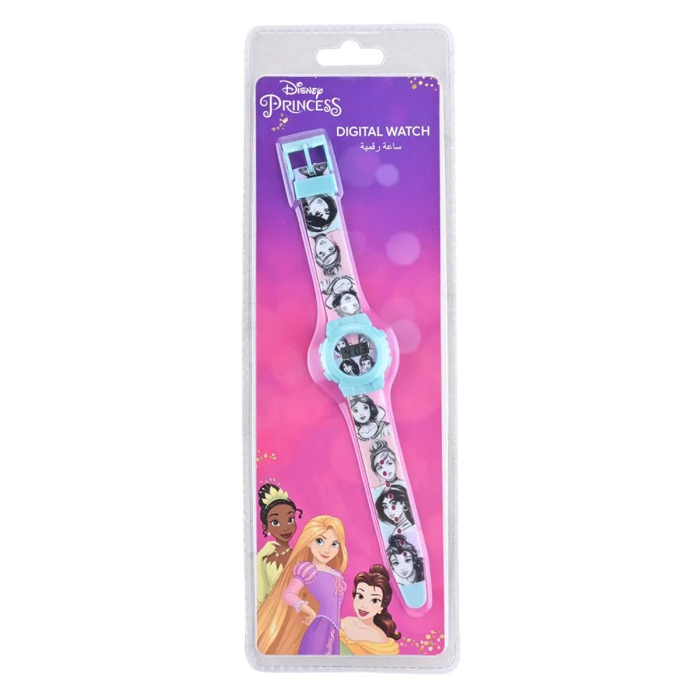 Blue Disney Princess Digital Watch Free Size