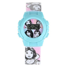 Load image into Gallery viewer, Blue Disney Princess Digital Watch Free Size
