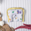 Yellow Safari Animals Organic Cotton U-Pillow