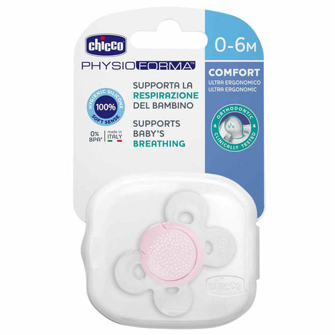 Chicco Silicone Soother Comfort - Pink