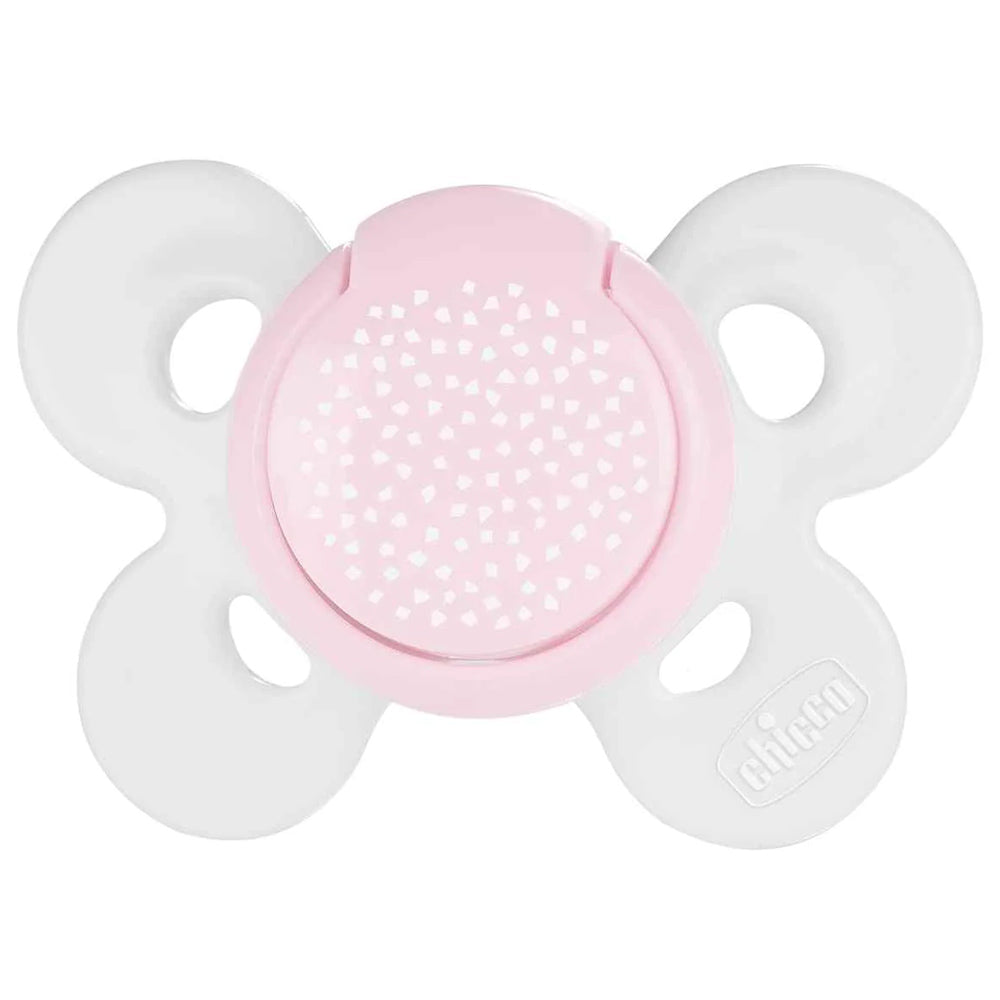 Chicco Silicone Soother Comfort - Pink (Print May Vary)