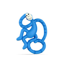 Load image into Gallery viewer, Blue Matchstick Monkey Mini Monkey Teether
