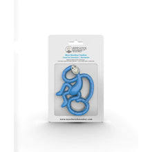 Load image into Gallery viewer, Blue Matchstick Monkey Mini Monkey Teether
