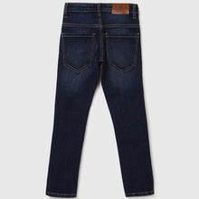 Load image into Gallery viewer, Blue Mid Rise Slim Fit Denim Jeans
