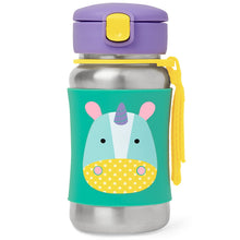 Load image into Gallery viewer, Unicorn Zoo Stainless Steel Sports Bottle
