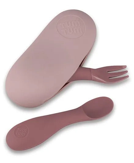 Pink Baby Spoon & Fork set
