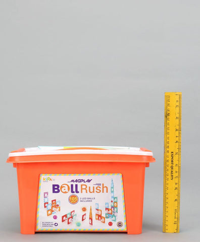 Multicolor Magaplay Ball Rush - 105 Pcs