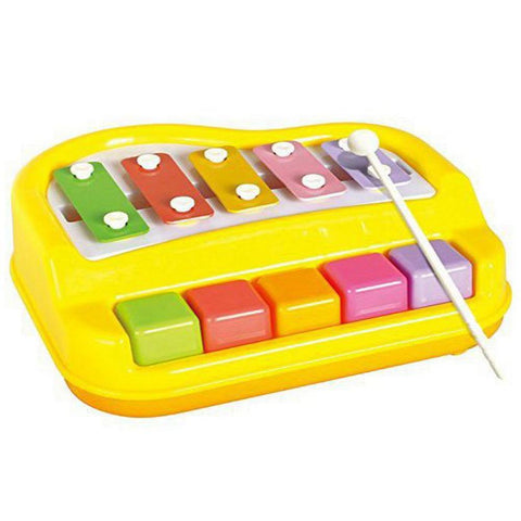 2 In 1 Xylophone And Piano Toy With Colorful Keys