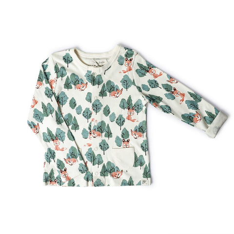 Crafty Fox Full Sleeves T-shirt With Buttons