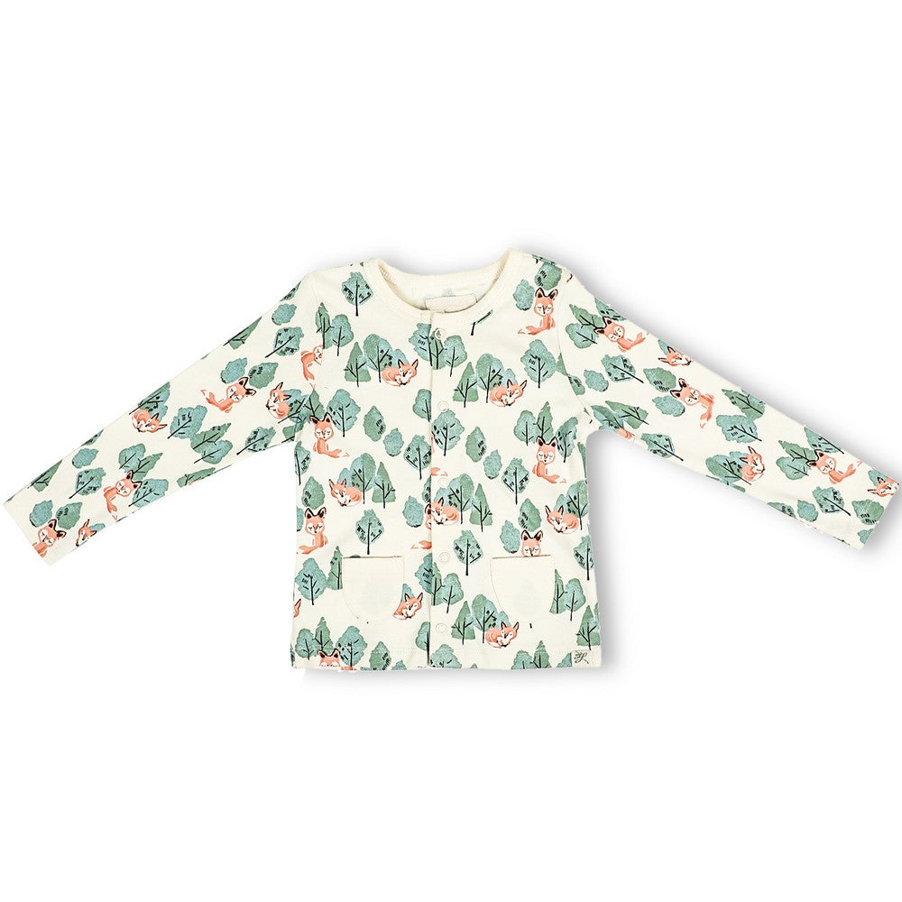 Crafty Fox Full Sleeves T-shirt With Buttons