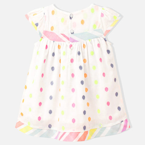 Colorful Polka Dots Cotton Dress