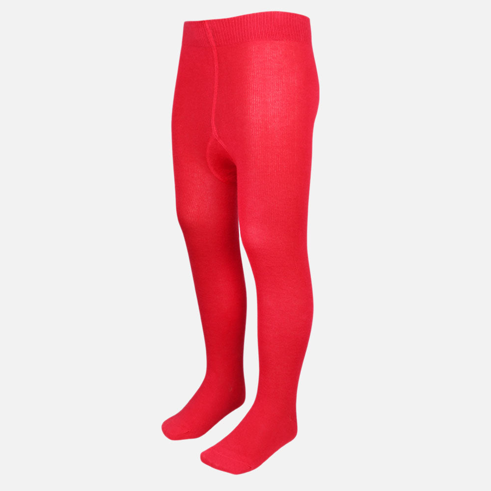 Red Waist-To-Toe Coverage Tights