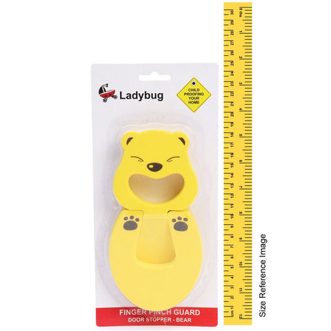 Yellow Bear Finger Pinch Guard & Door Stopper