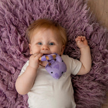 Load image into Gallery viewer, Wood Plush Rattle Teether Toy
