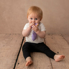 Load image into Gallery viewer, Wood Plush Rattle Teether Toy
