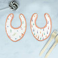 Brown Deer & Trees Organic Bandana Bibs- Set Of 2