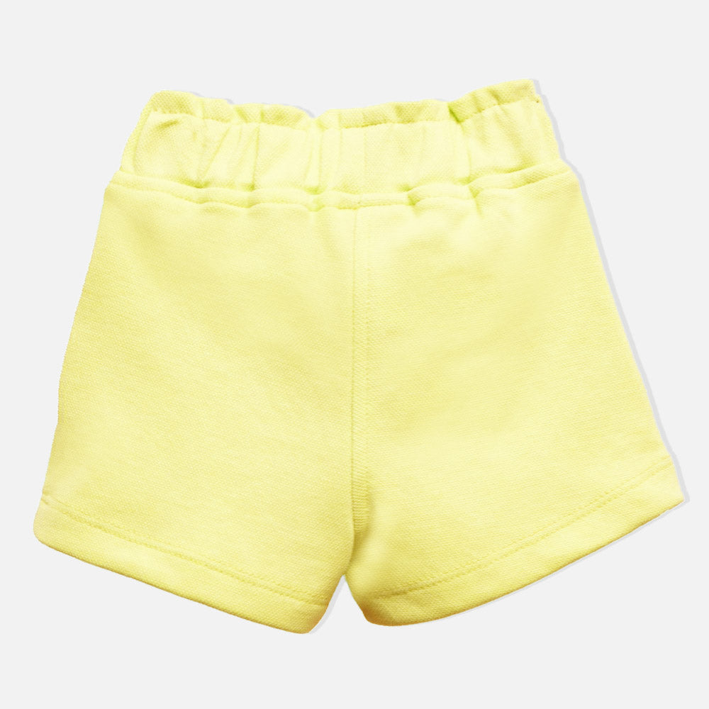 High-Rise Pleated Shorts- Pink, Blue & Green