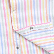 Load image into Gallery viewer, Multi Color Striped Full Sleeves Cotton Night Suit
