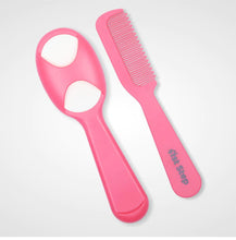 Load image into Gallery viewer, Pink Soft Gentle Comb And Brush Grooming Set
