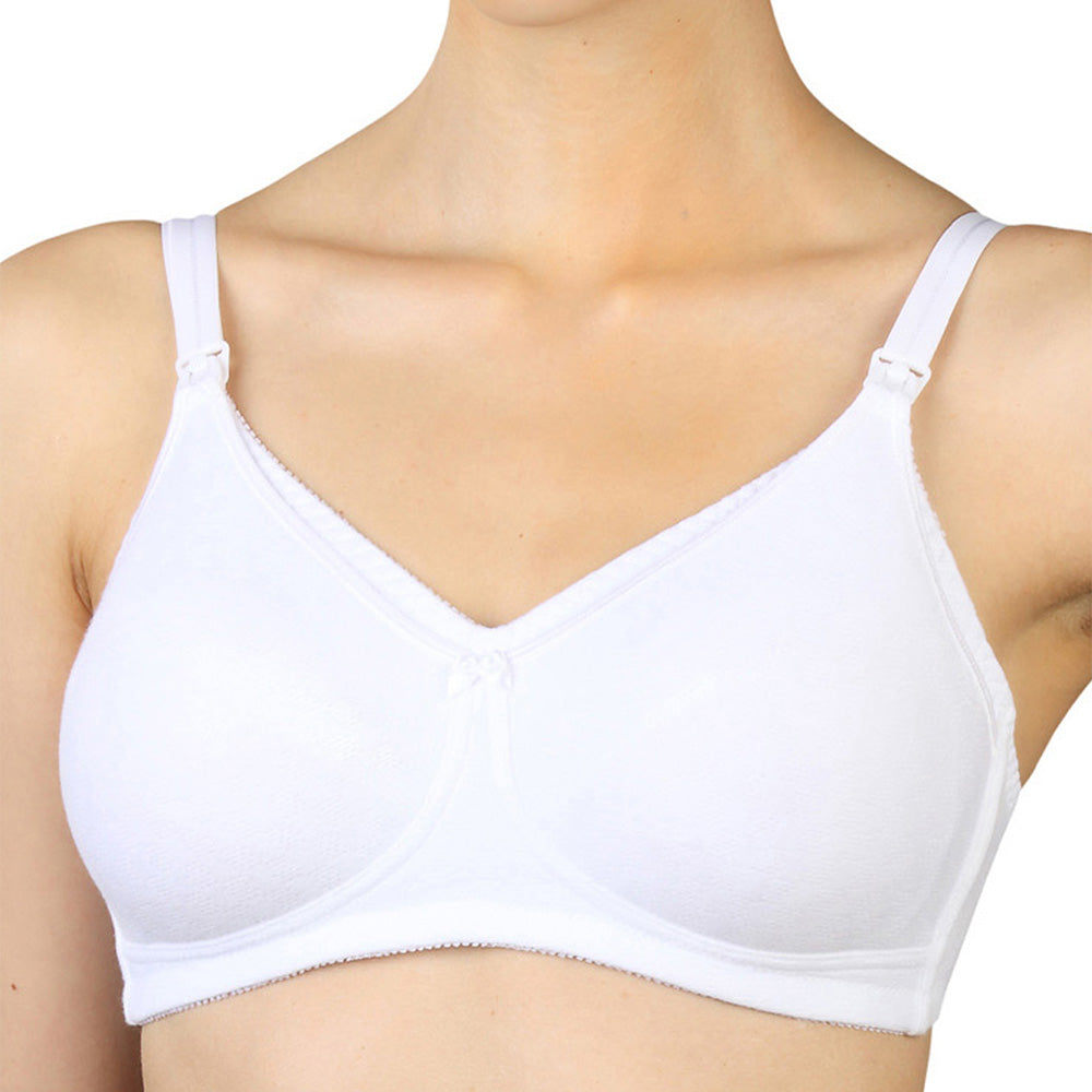 White Non Padded Nursing Bra